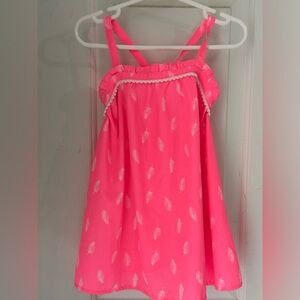 Beautiful Circo Hot Pink Feather Dress EUC 2T